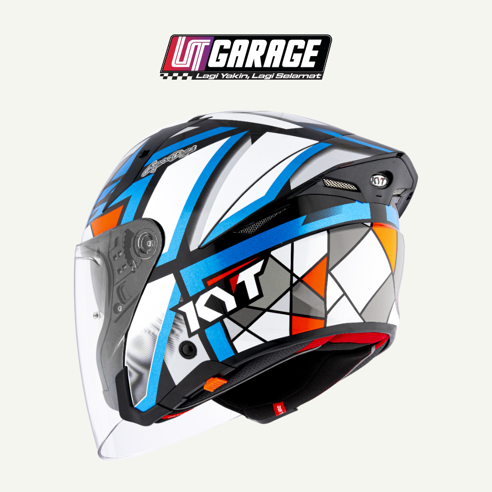 KYT TTR-JET MOSAIC BLUE