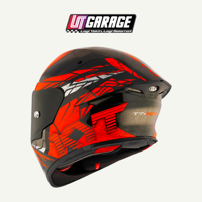 KYT TT-REVO COMBUSTION RED