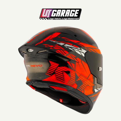 KYT TT-REVO COMBUSTION RED