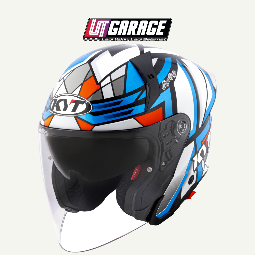 KYT TTR-JET MOSAIC BLUE