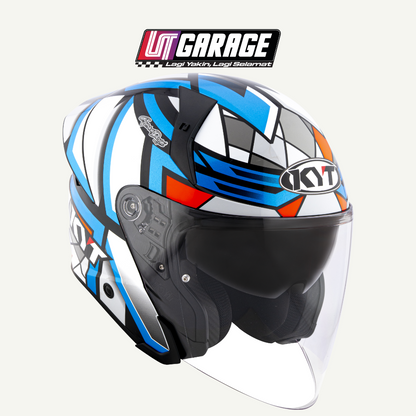 KYT TTR-JET MOSAIC BLUE