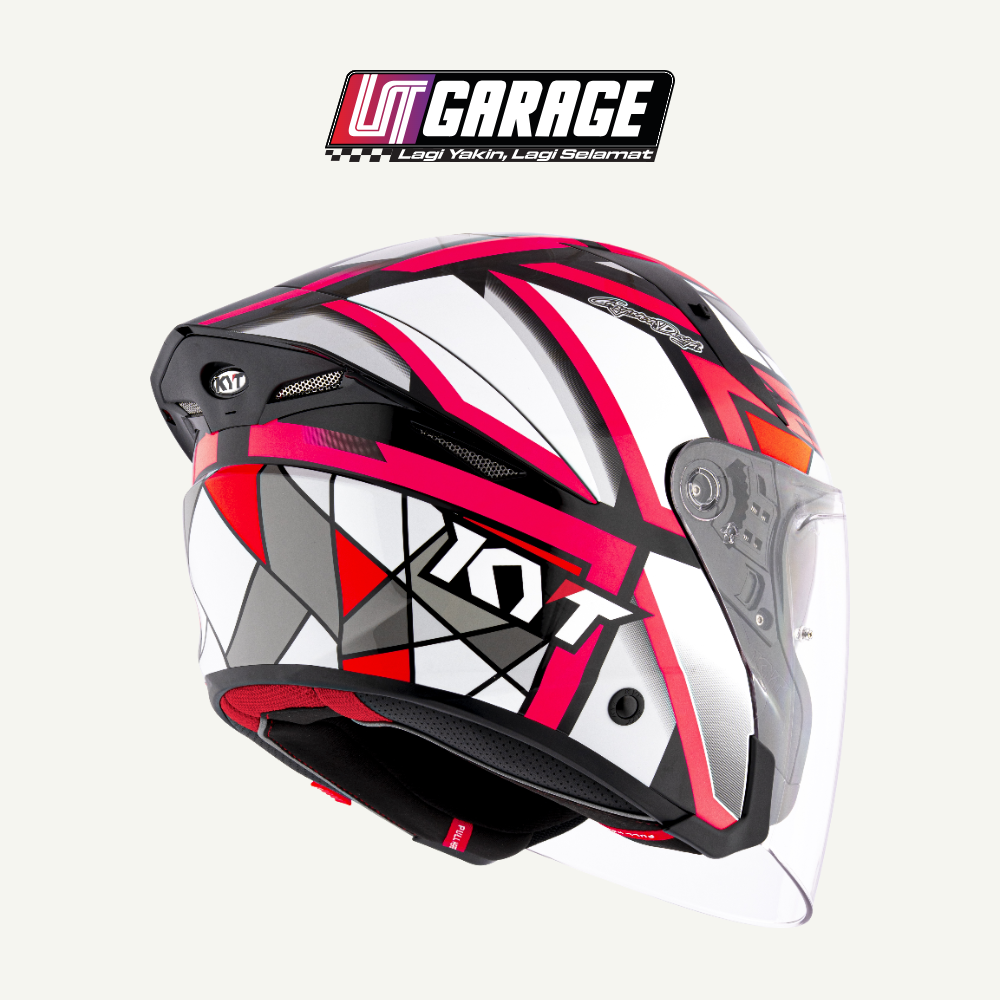 KYT TTR-JET MOSAIC FUXIA