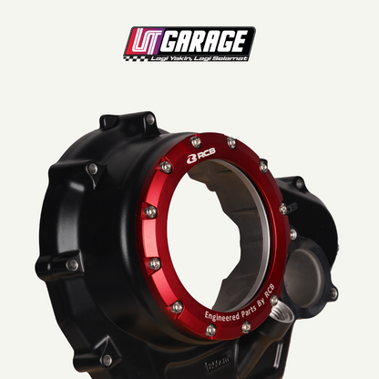 RCB ENGINE COVER WITHOUT KICK STARTER R15/MT15/Y16