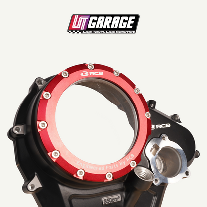 RCB ENGINE COVER WITHOUT KICK STARTER R15/MT15/Y16