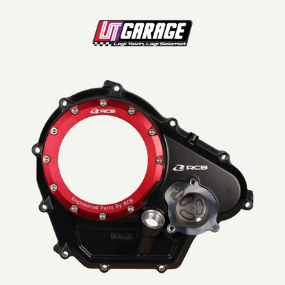 RCB ENGINE COVER WITHOUT KICK STARTER R15/MT15/Y16